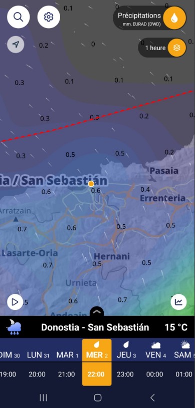 Ventusky app tiempo